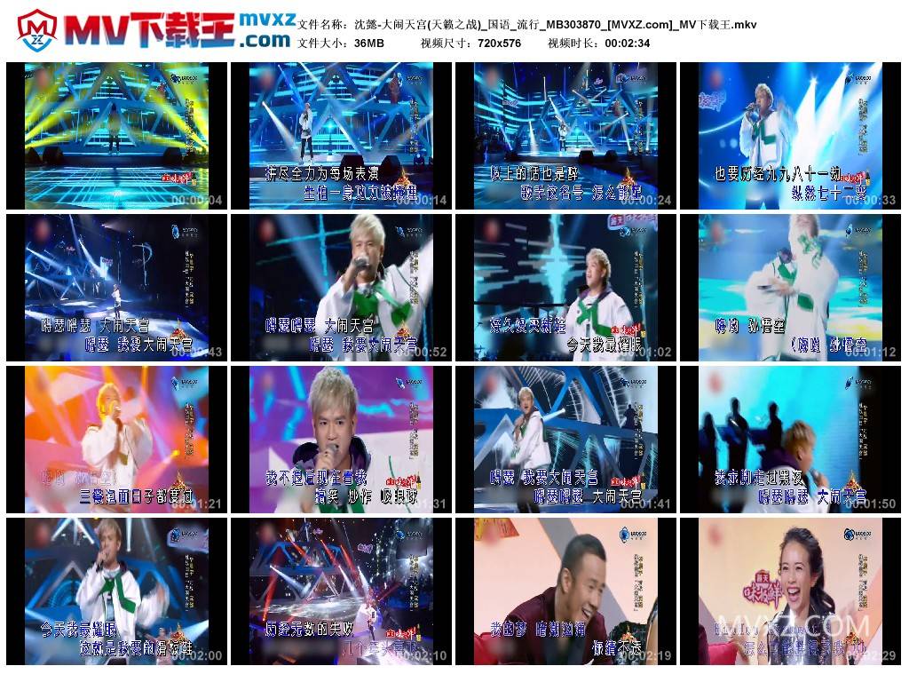 沈懿-大闹天宫(天籁之战)_国语_流行_MB303870